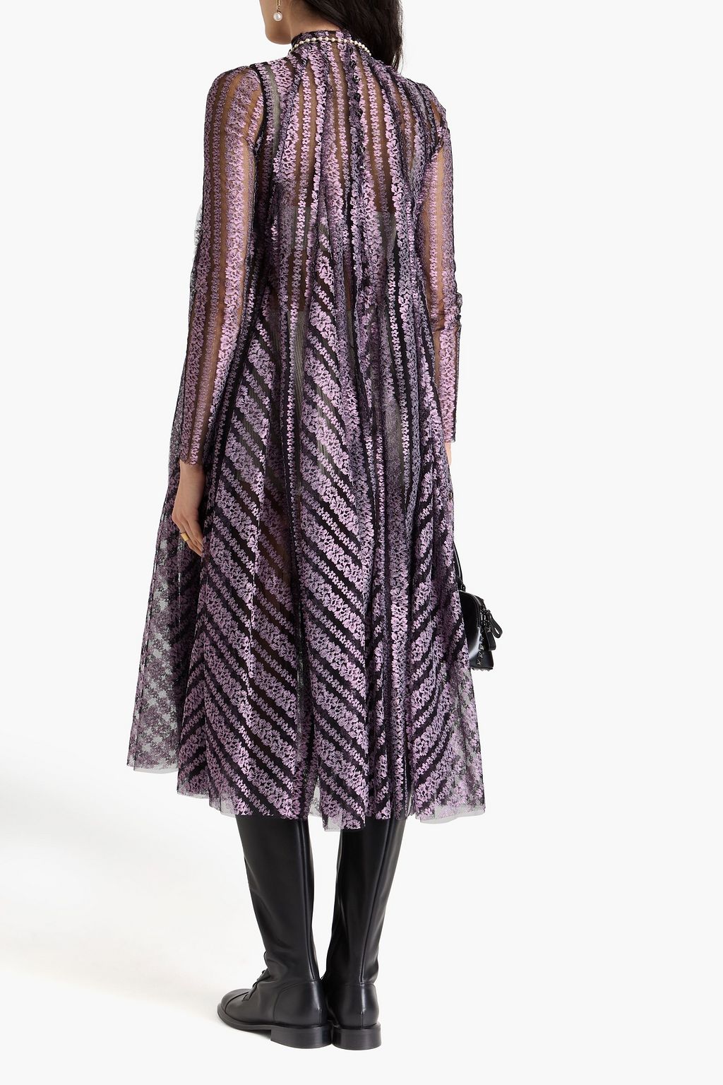 VALENTINO GARAVANI Lace midi dress