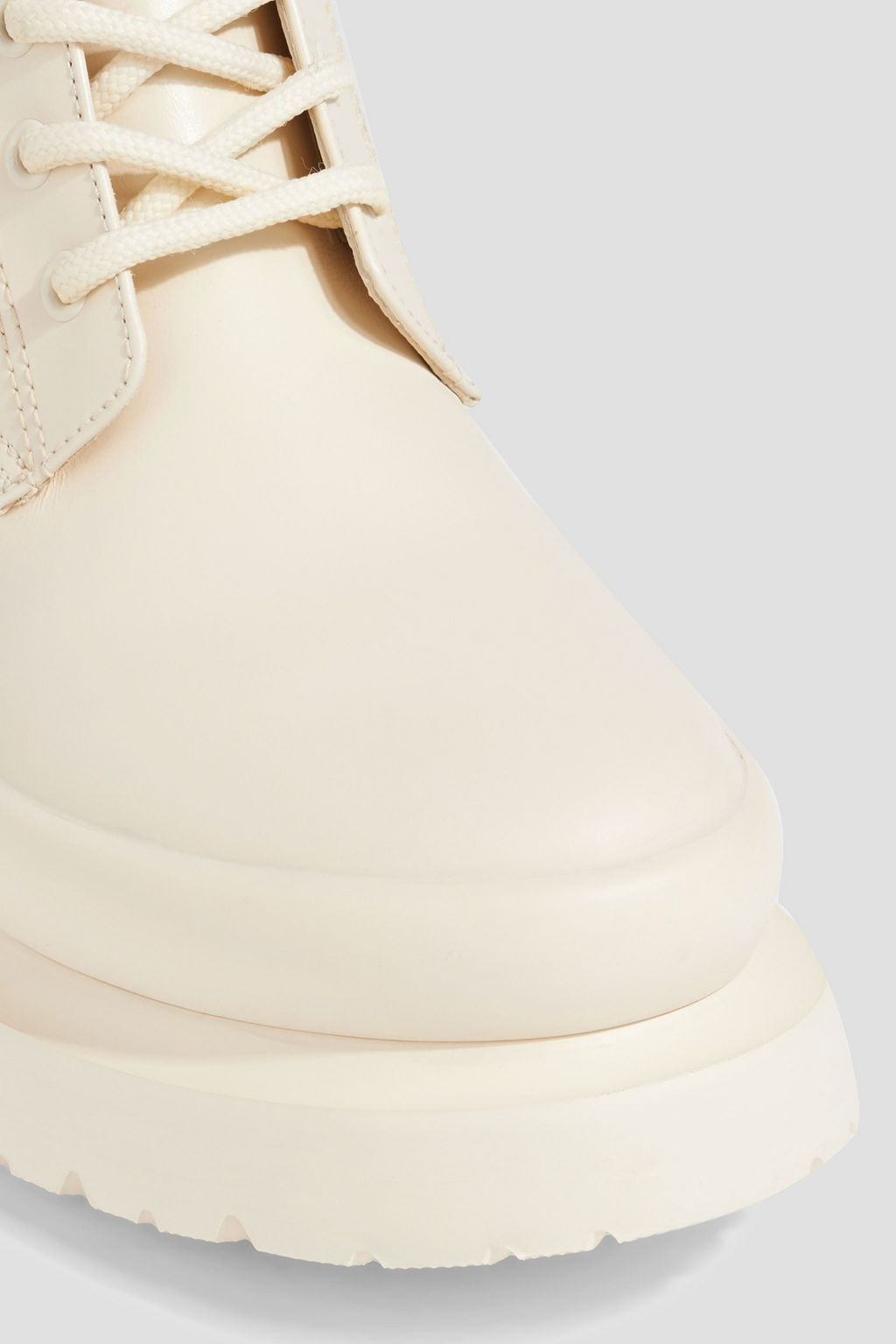 VALENTINO GARAVANI Rockstud leather combat boots