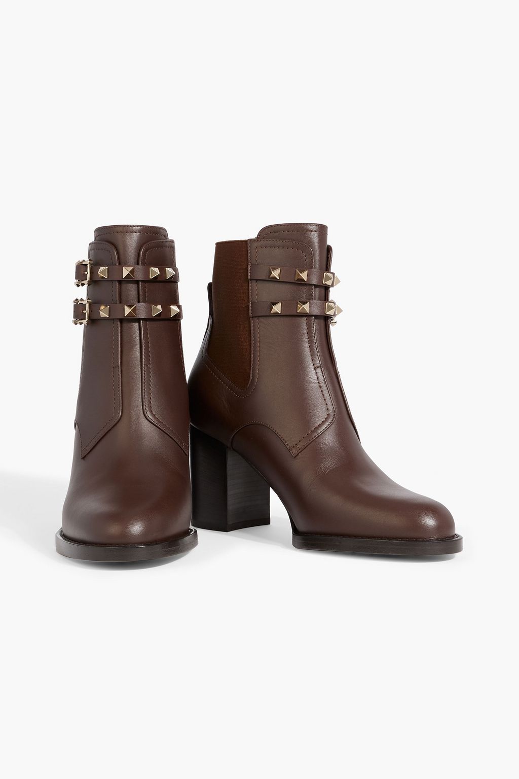VALENTINO GARAVANI Rockstud leather ankle boots