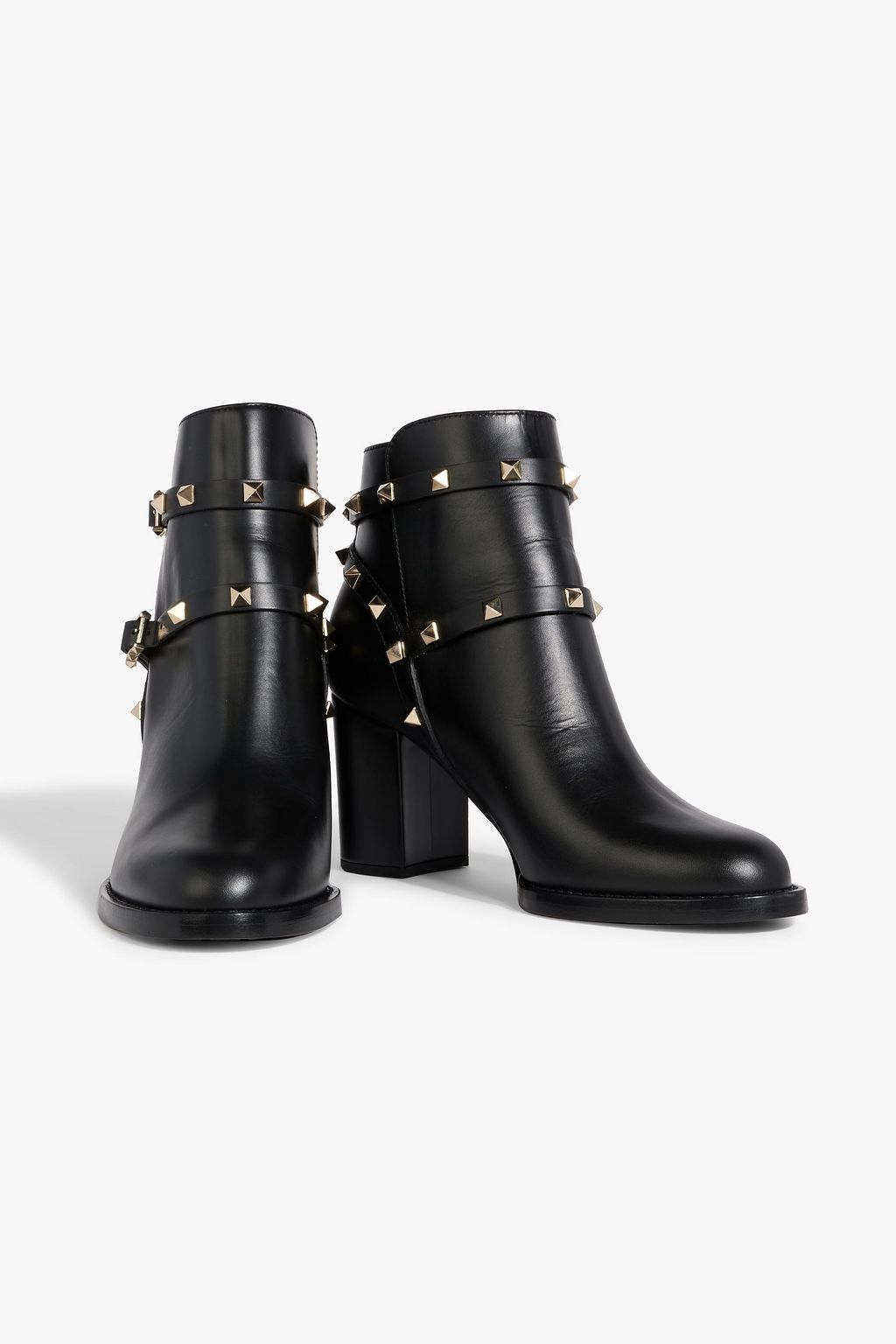 VALENTINO GARAVANI Rockstud レザー アンクルブーツ