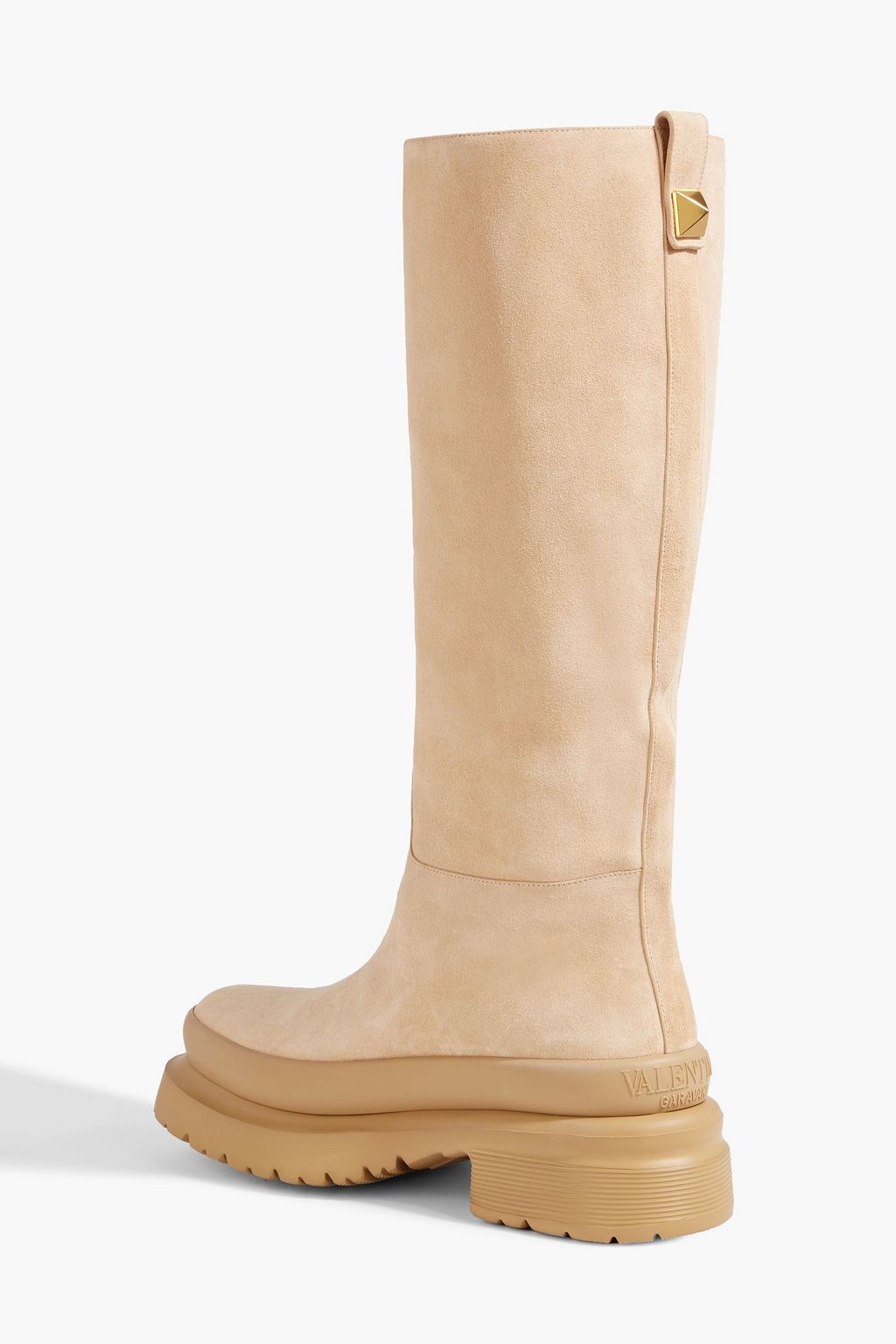VALENTINO GARAVANI Roman Stud suede platform boots