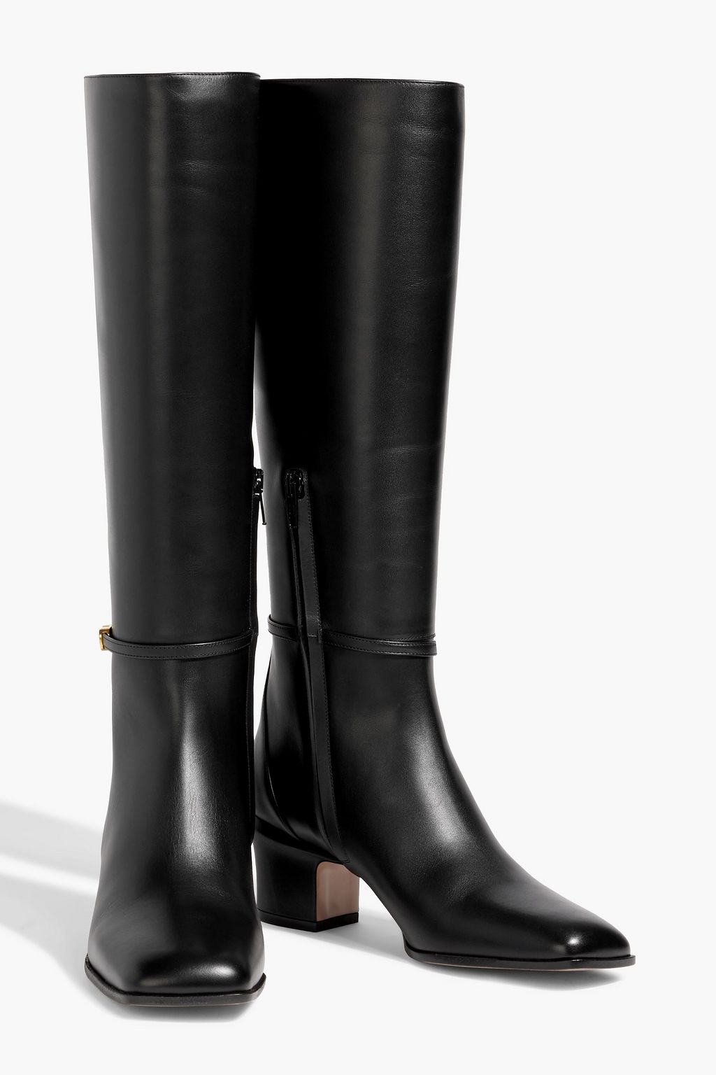 VALENTINO GARAVANI Tan-Go leather knee boots