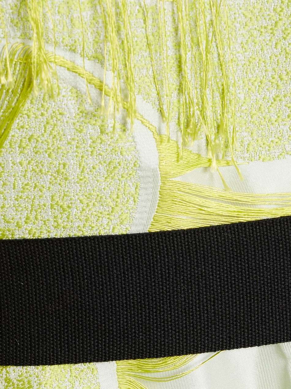 anipe fringed jacquard midi dress
