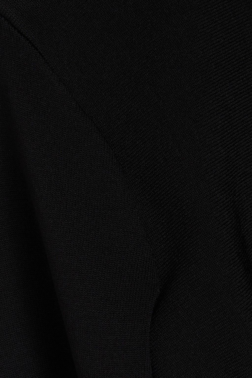 VALENTINO GARAVANI فستان قصير محبوك ومزيّن بزخارف الأزهار