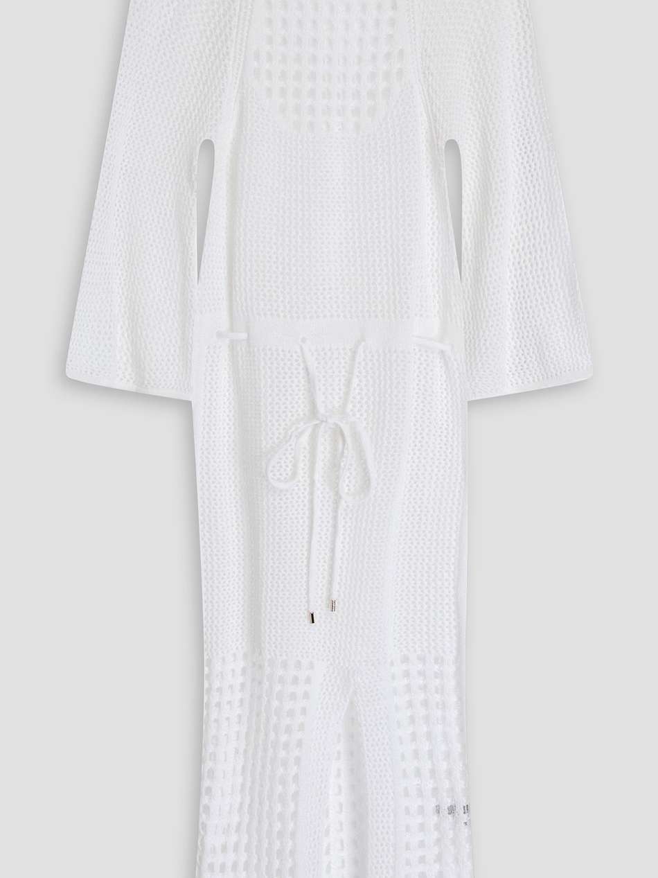 brooke crocheted cotton midi dress