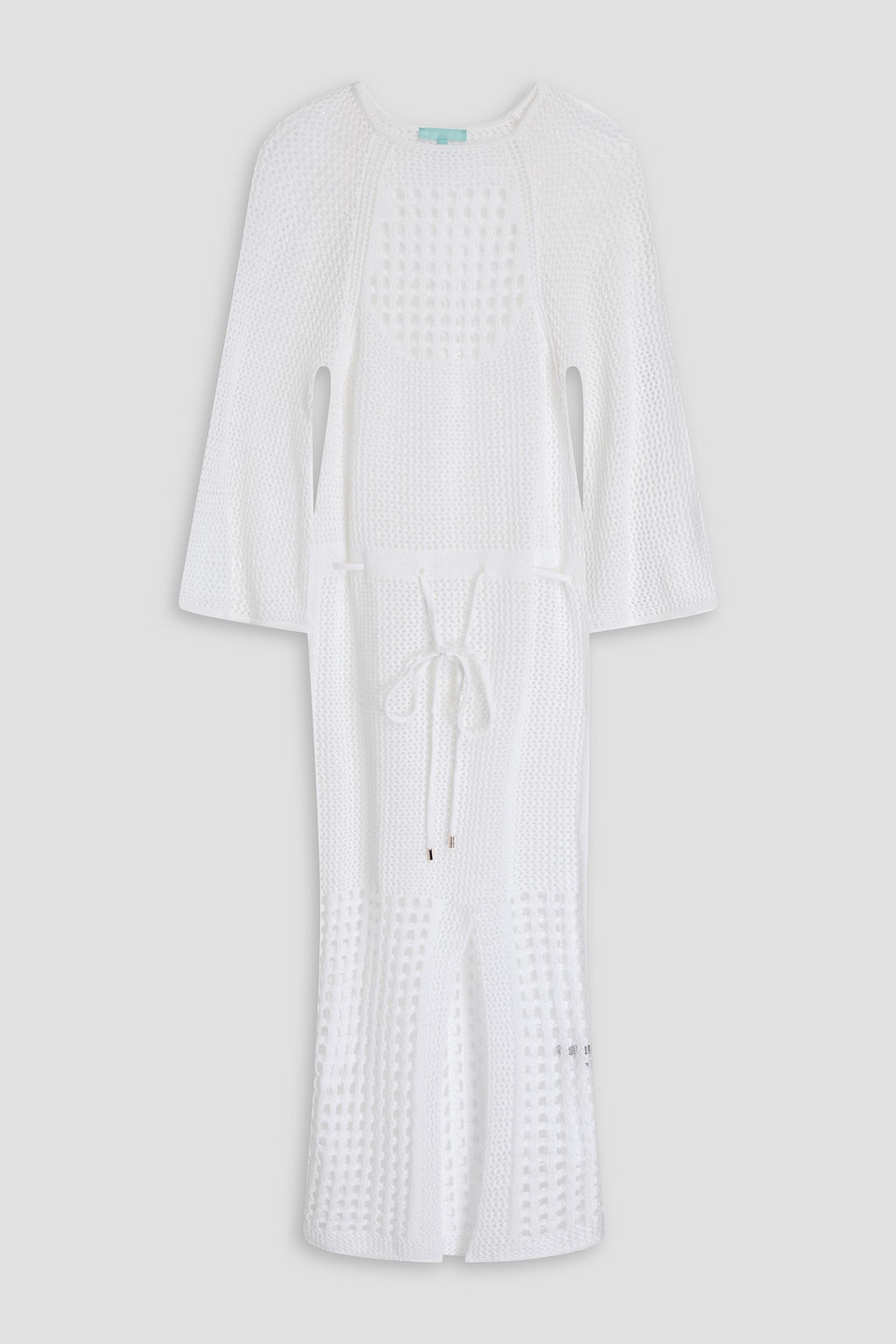 Melissa Odabash Brooke Midikleid Aus Baumwolle In Weiss