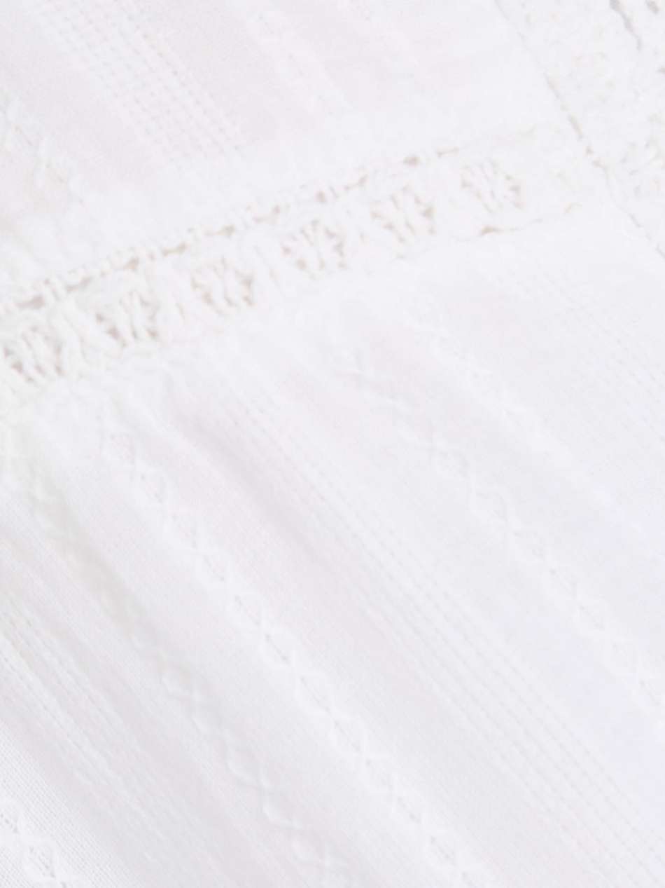 kelly tiered cotton-gauze mini dress