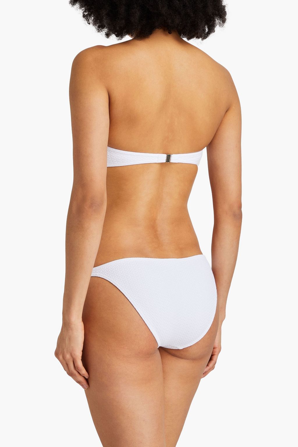 MELISSA ODABASH Ponza textured low-rise bikini briefs