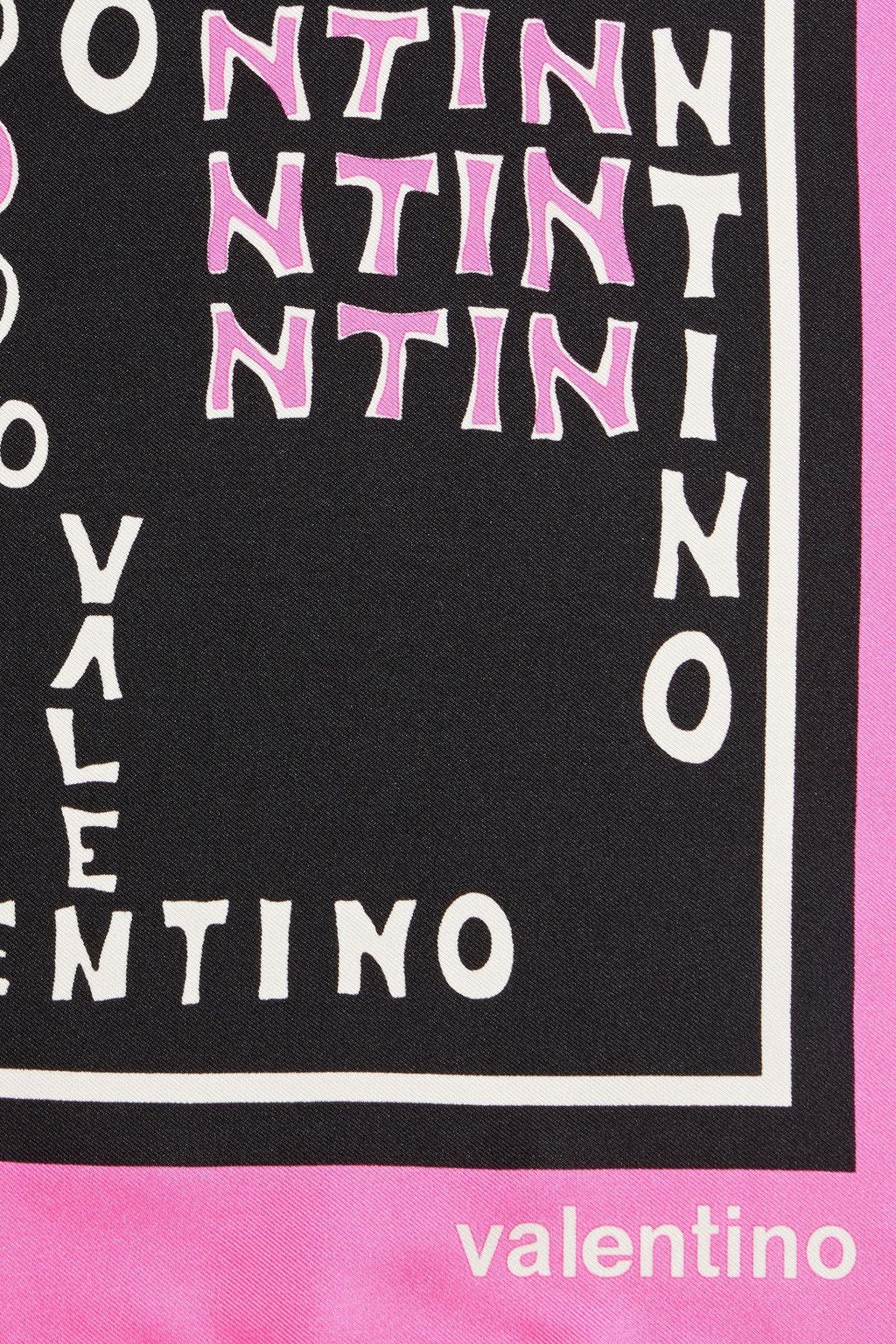 VALENTINO GARAVANI Printed silk-twill scarf