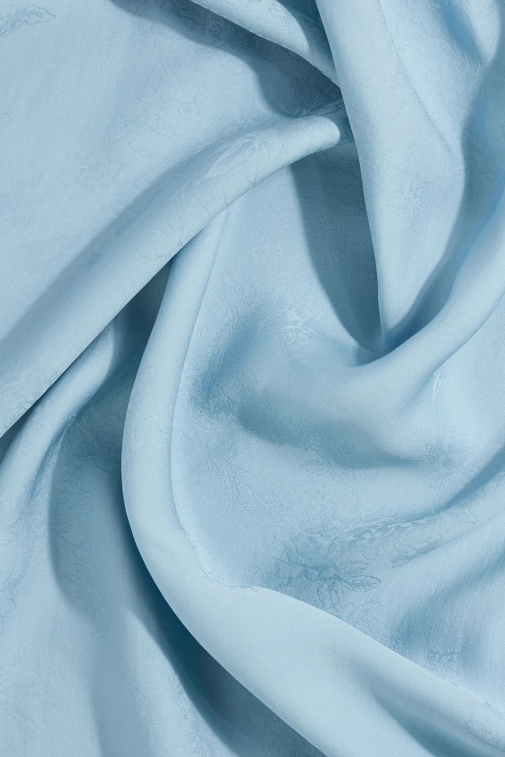 VALENTINO GARAVANI Floral-jacquard silk scarf