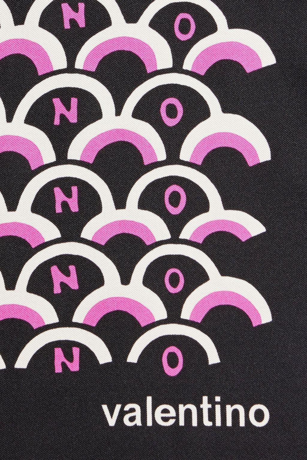 VALENTINO GARAVANI Printed silk-twill scarf