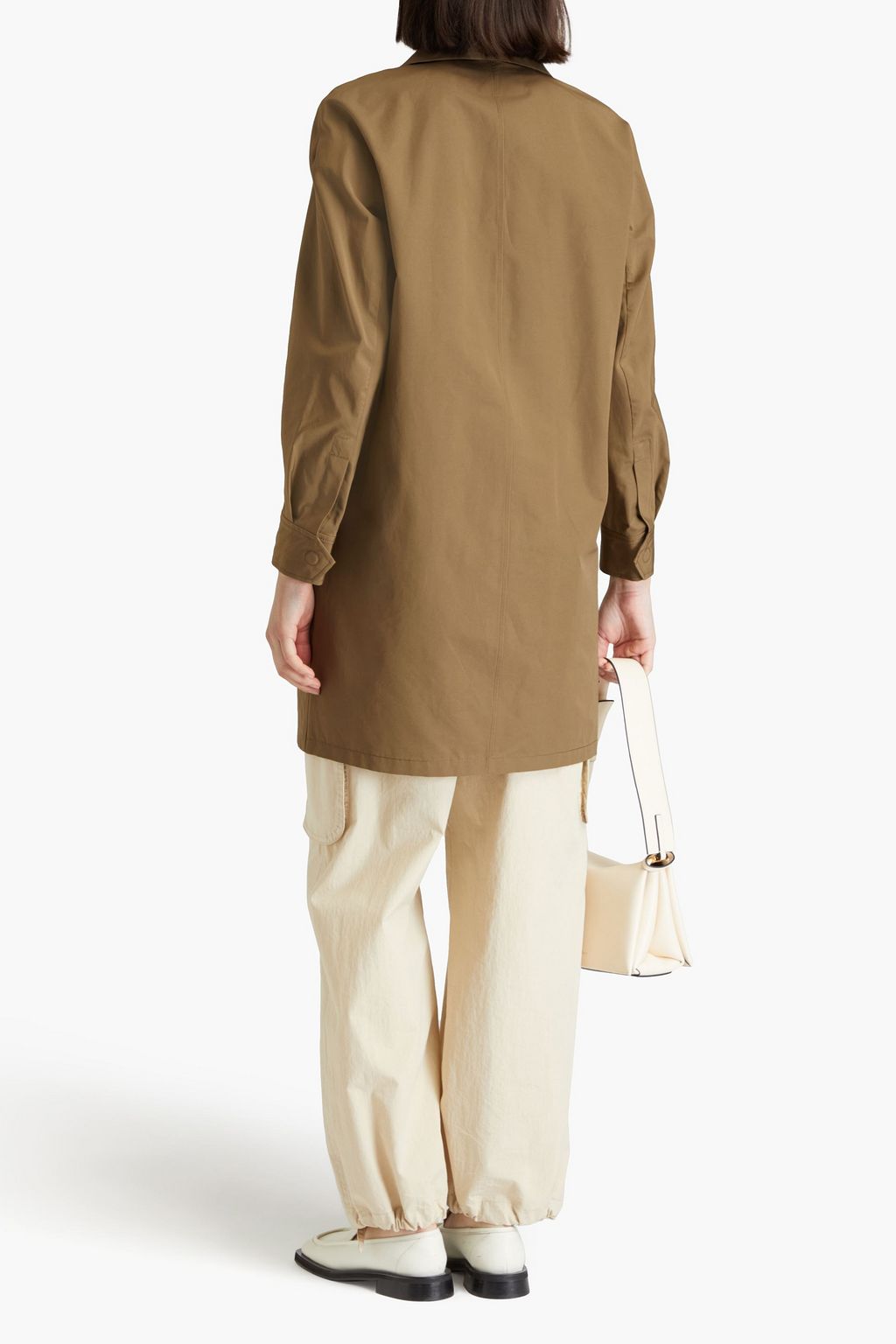 THEORY PROJECT Cotton-blend coat