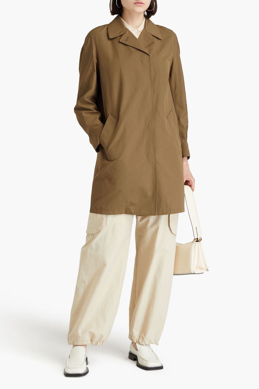 THEORY PROJECT Cotton-blend coat