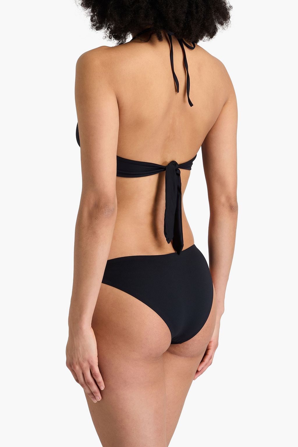MELISSA ODABASH Hamburg ring-embellished bikini top