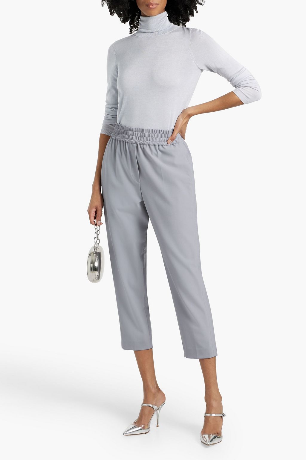 BRUNELLO CUCINELLI Crepe tapered pants