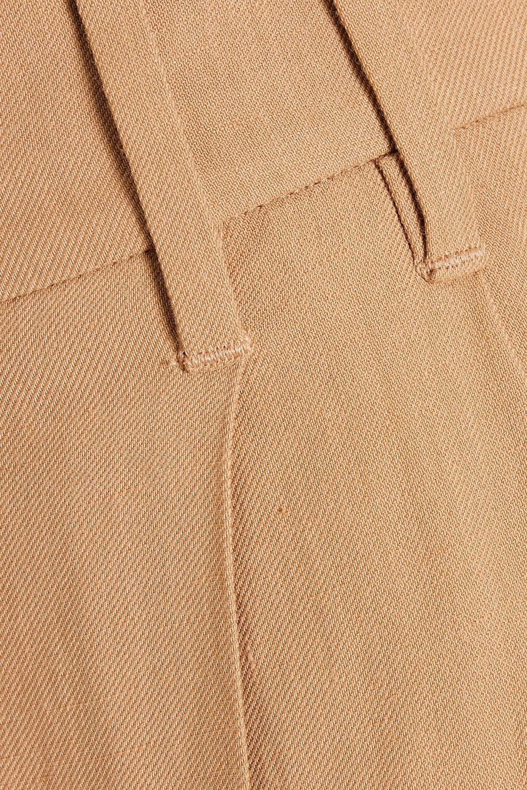 BRUNELLO CUCINELLI Cropped twill tapered pants