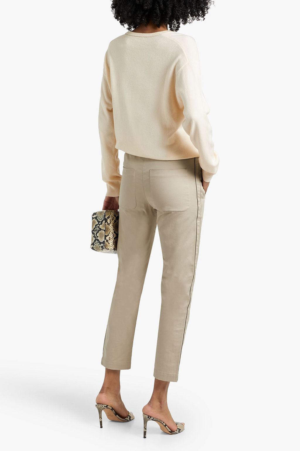 BRUNELLO CUCINELLI Bead-embellished cashmere sweater
