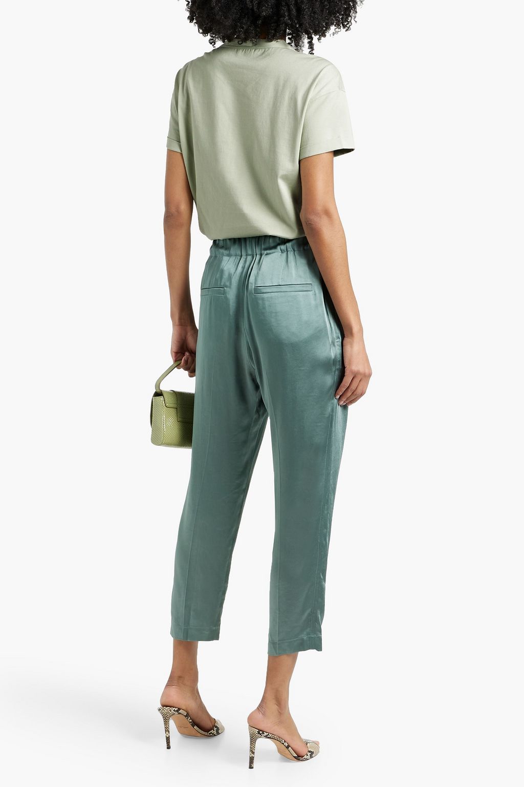 BRUNELLO CUCINELLI Bead-embellished cotton-jersey T-shirt