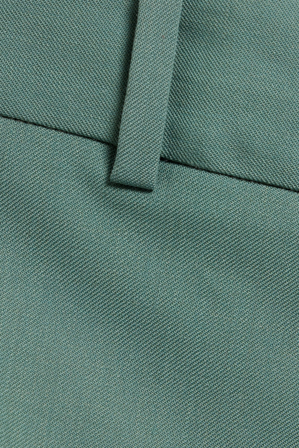 Maje Twill Tapered Pants In Emerald