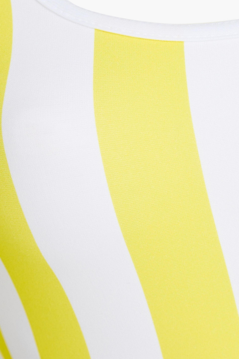 Melissa Odabash Arezzo Striped Swimsuit In Yellow