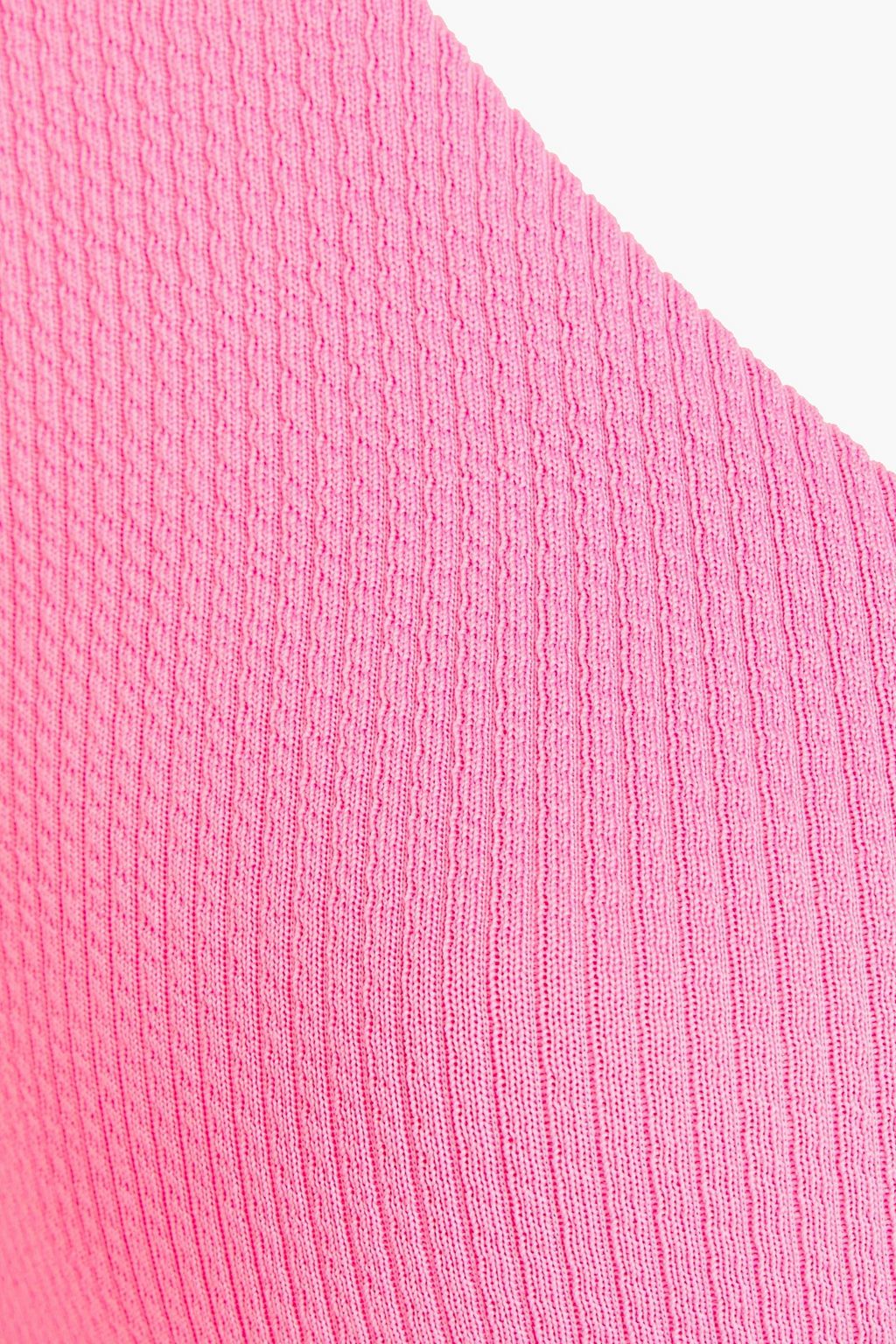 MELISSA ODABASH Ibiza knotted stretch-seersucker bikini top