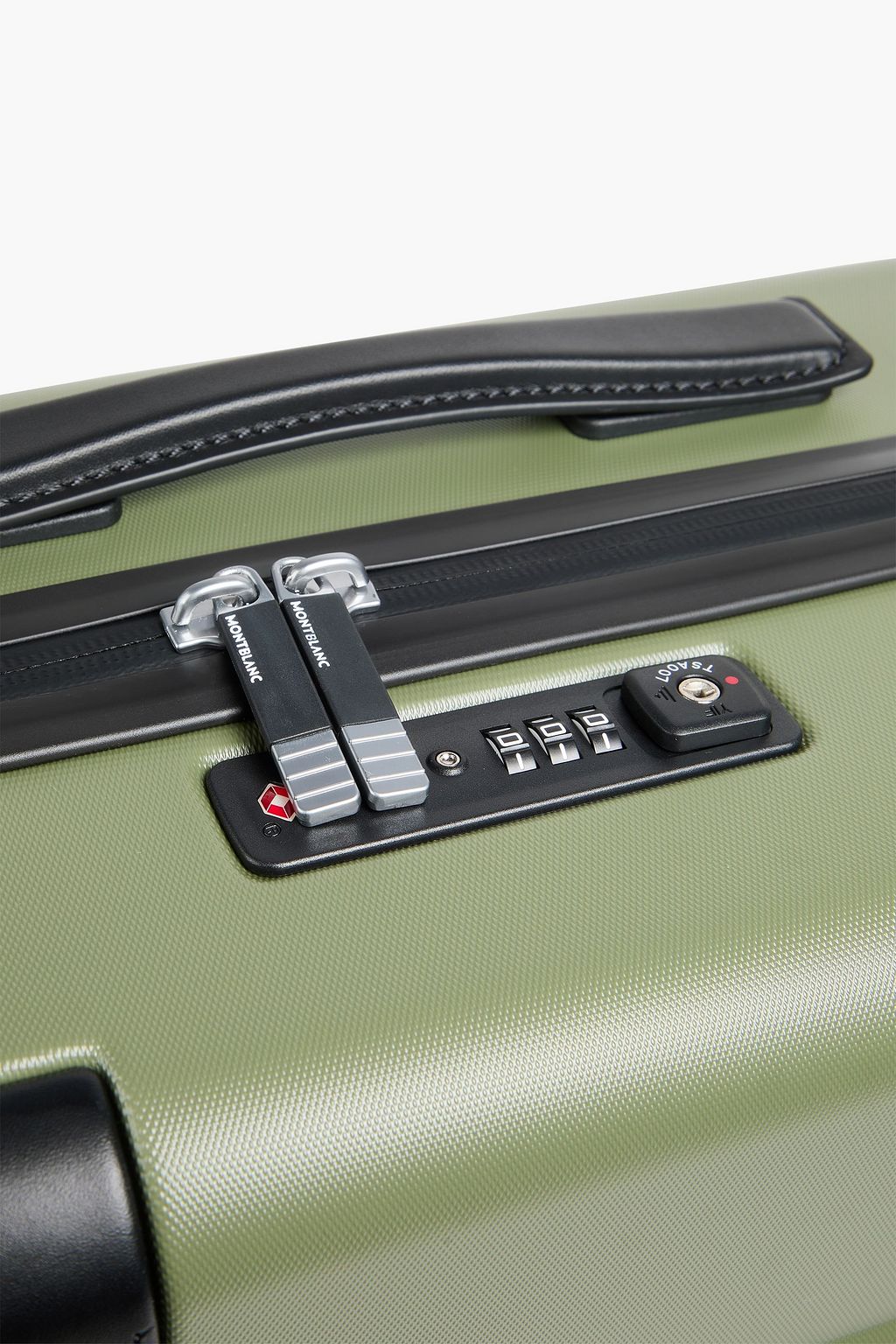 MONTBLANC Leather-trimmed suitcase