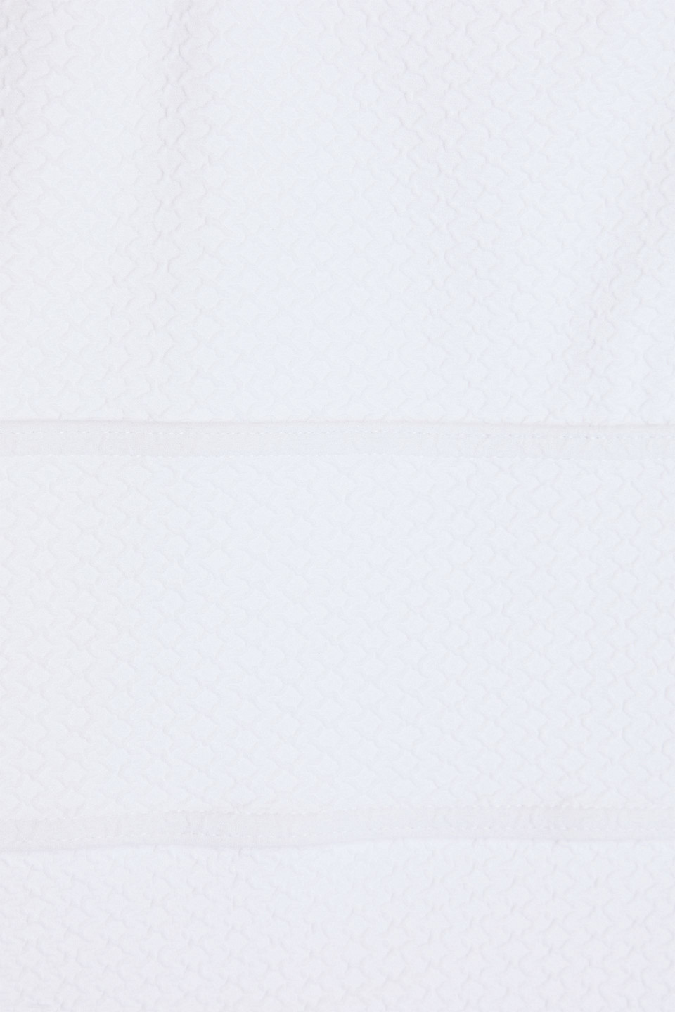 Melissa Odabash Perugia Stretch-seersucker Swimsuit In White