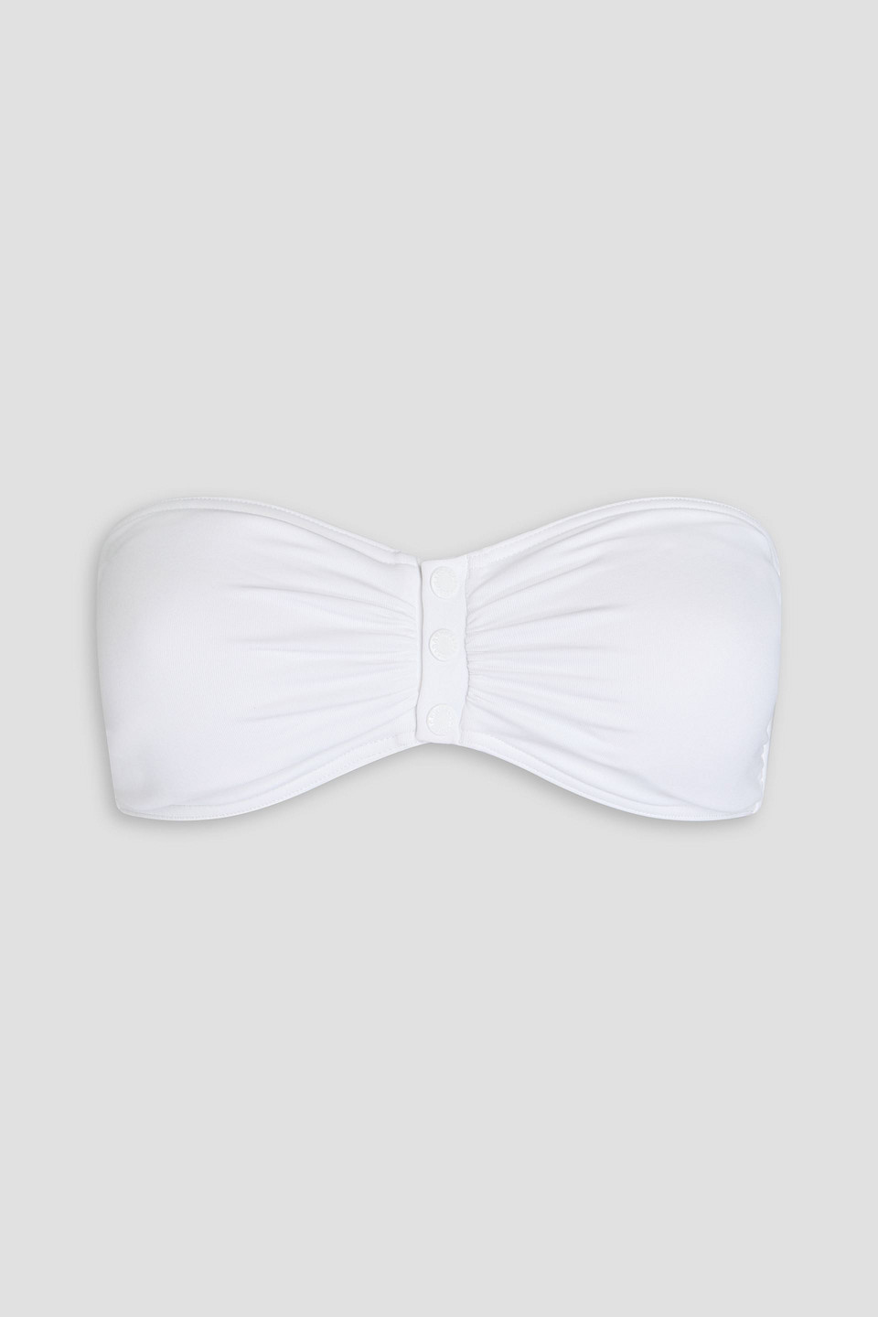 Melissa Odabash Eze Bandeau Bikini Top In White