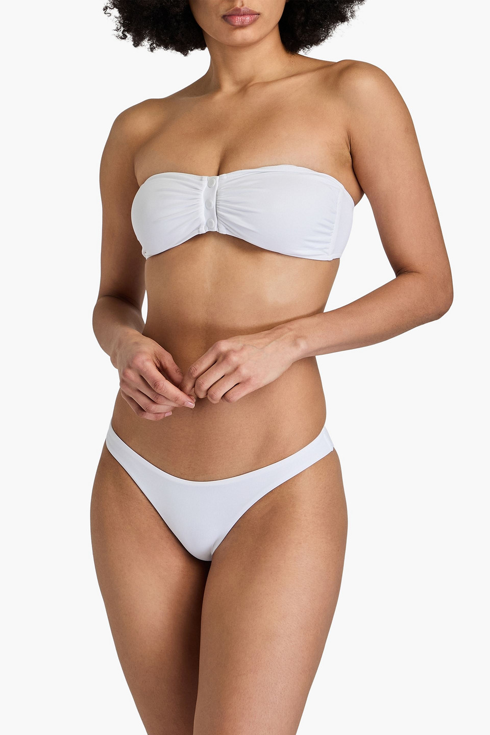  Melissa Odabash - Eze Bandeau Bikini Top - Weiß - It 46 