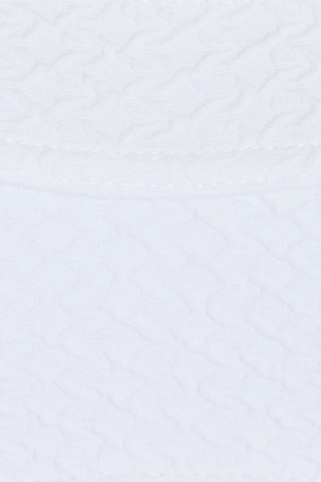 MELISSA ODABASH Tenerife stretch-seersucker bandeau bikini top