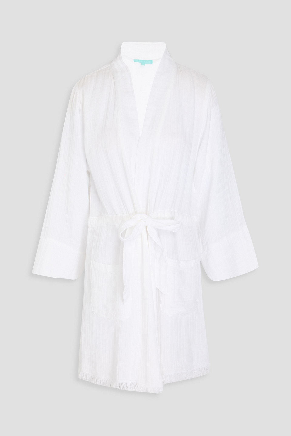 Melissa Odabash Leah Cotton-gauze Kaftan In White
