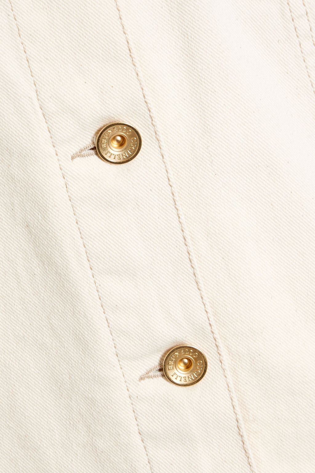 BRUNELLO CUCINELLI 비즈 장식 데님 재킷