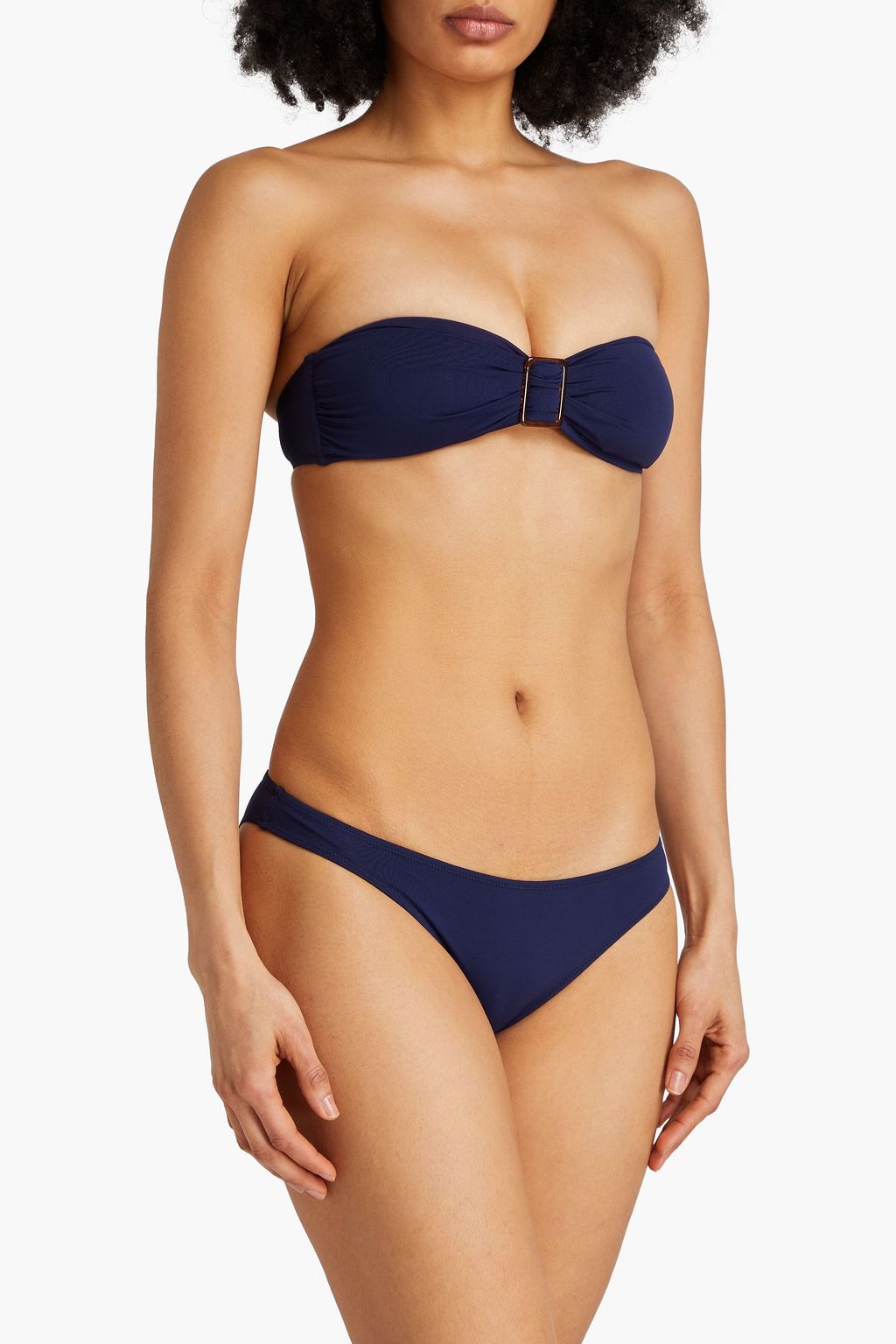 MELISSA ODABASH Calabria Bandeau-Bikini-Oberteil mit Verzierung