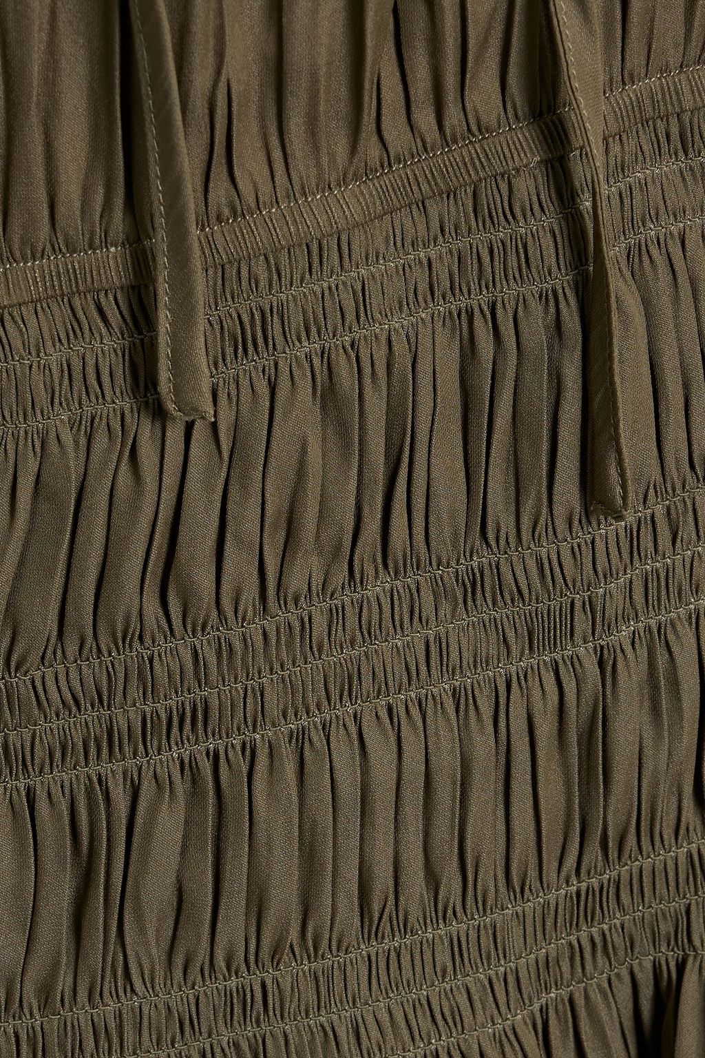 MAJE Tiered crepe mini dress