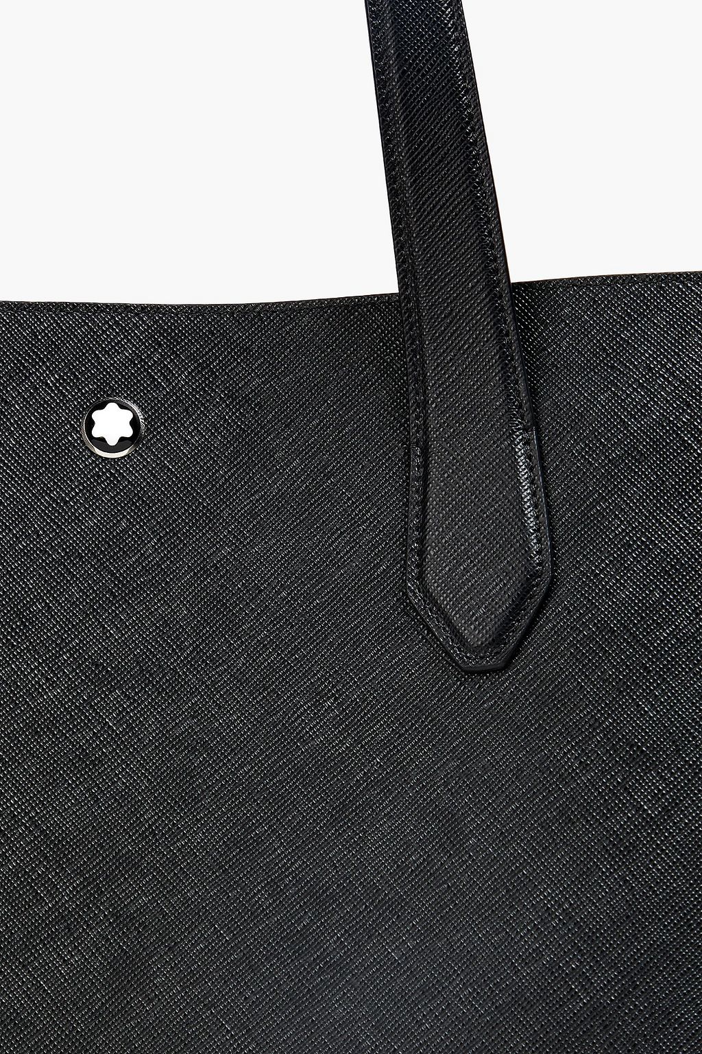 MONTBLANC Textured-leather tote