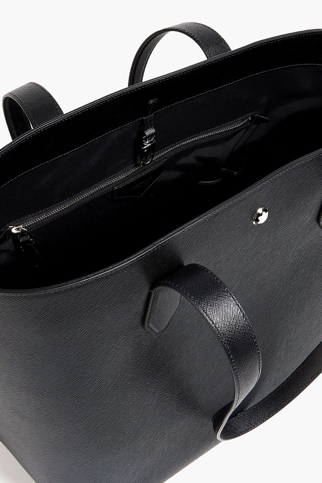 MONTBLANC Textured-leather tote
