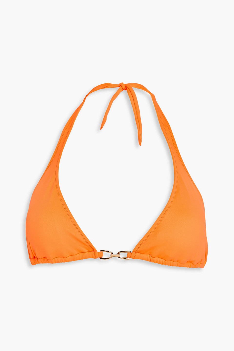 Melissa Odabash Antibes Triangel-bikini-oberteil Mit Kettenverzierung In Orange