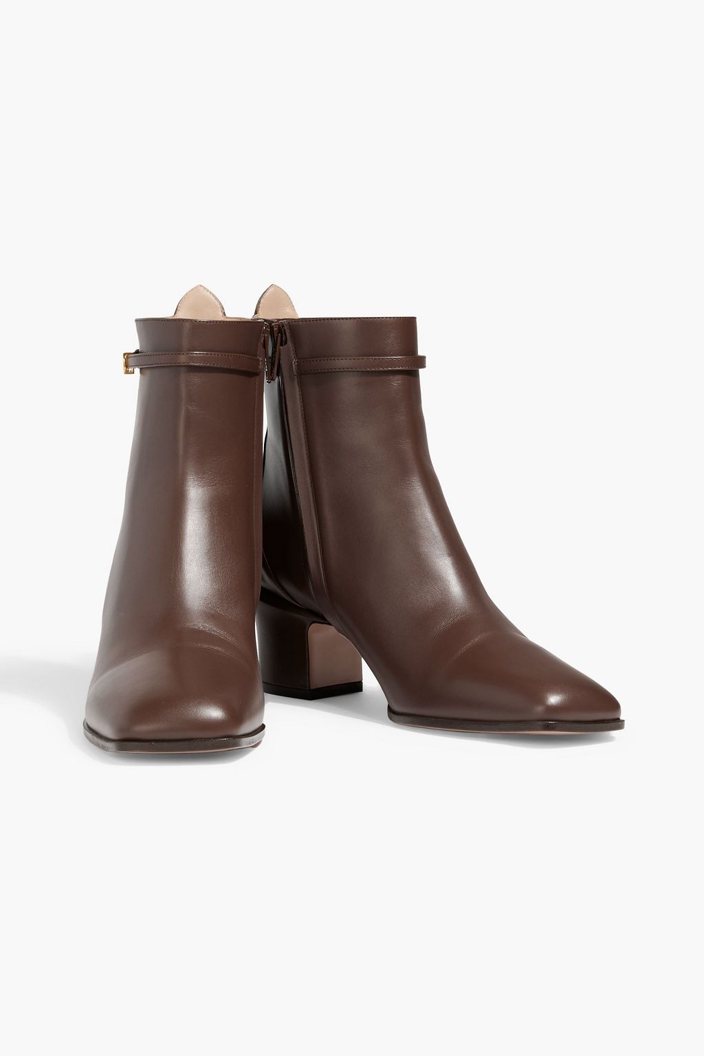 VALENTINO GARAVANI Tan-Go leather ankle boots