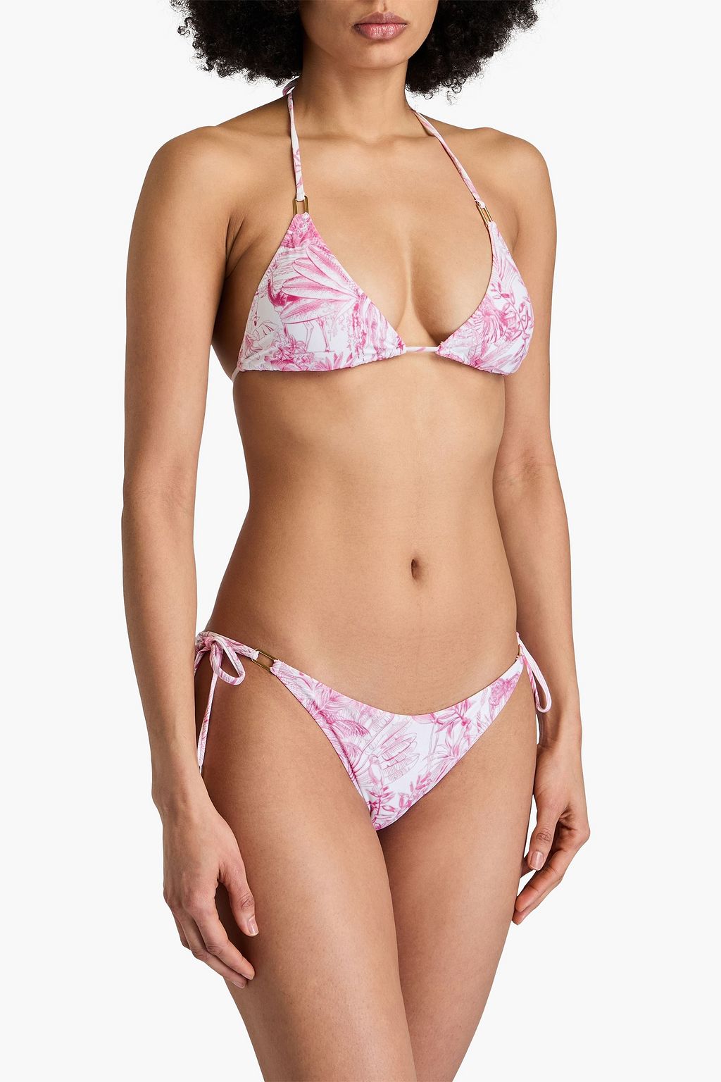 MELISSA ODABASH Cancun floral-print bikini briefs