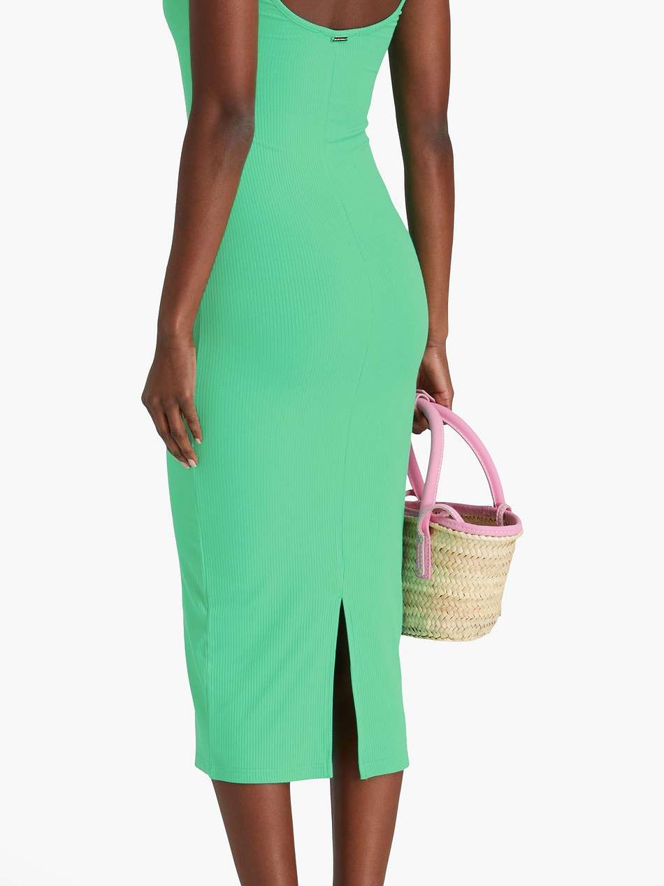riley ribbed-jersey midi dress