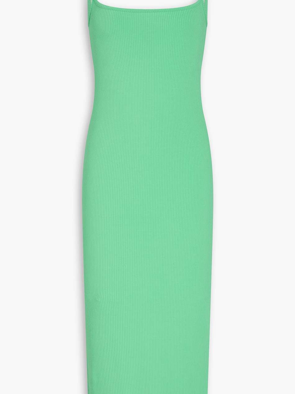 riley ribbed-jersey midi dress