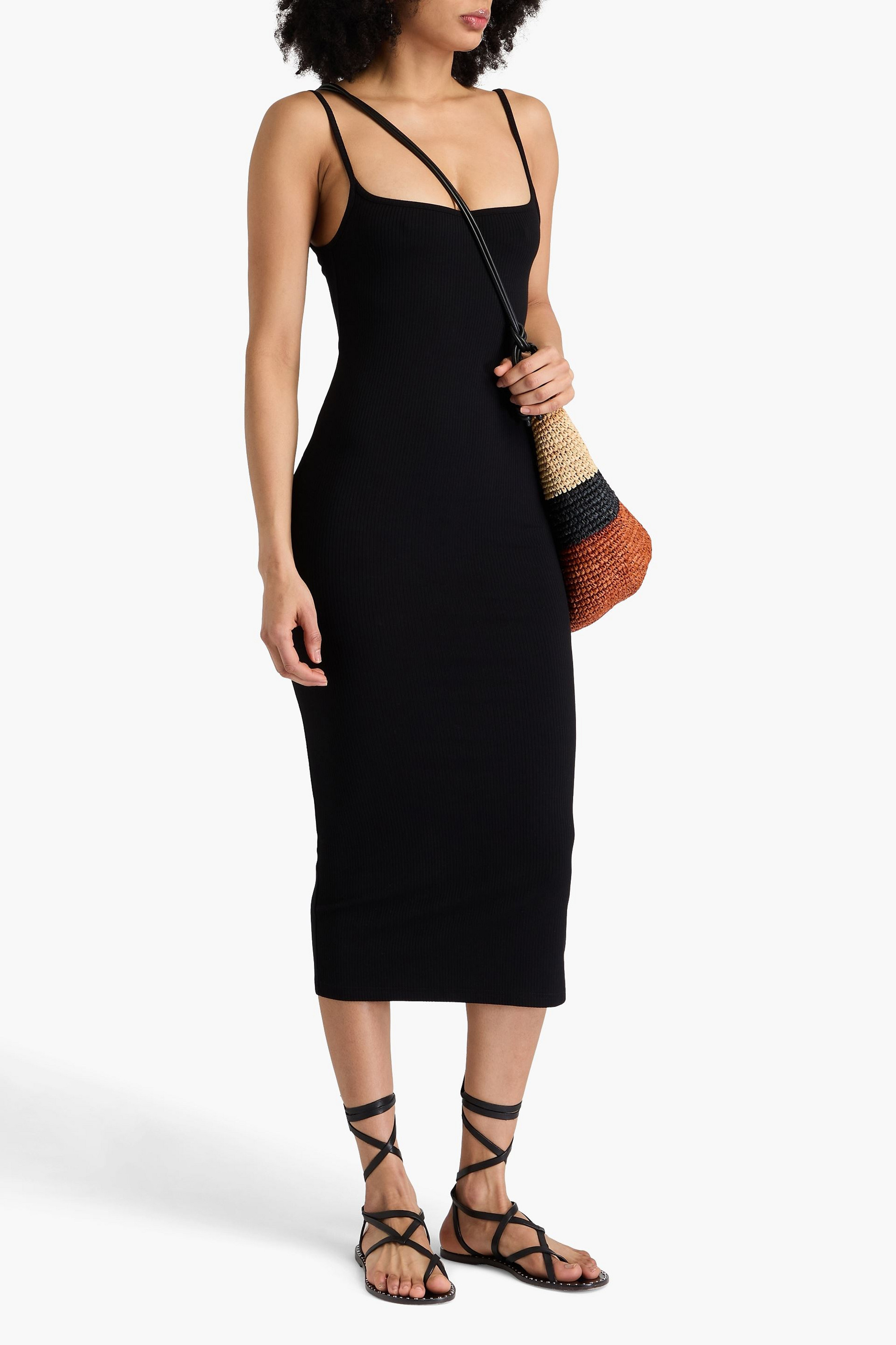 Melissa Odabash Riley ribbed-jersey midi dress