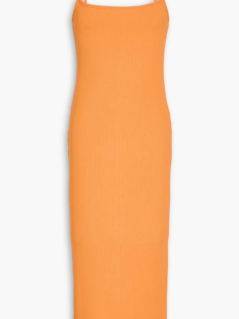riley ribbed-jersey midi dress