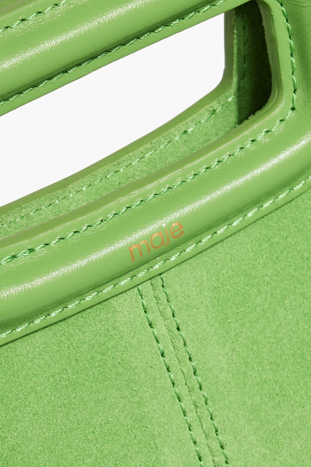 MAJE Fringed suede tote