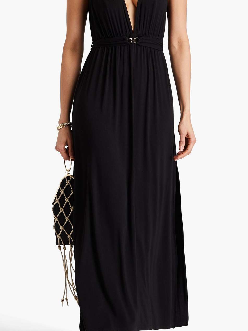 harper embellished jersey maxi dress