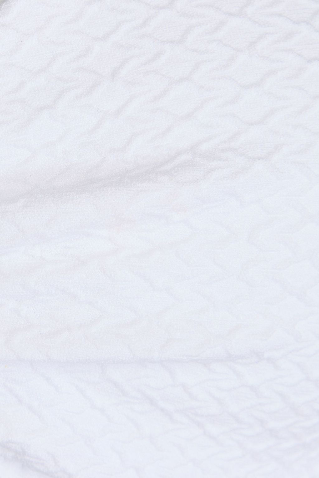 MELISSA ODABASH Colombia Bandeau-Bikini-Oberteil aus Stretch-Seersucker mit Ringdetails