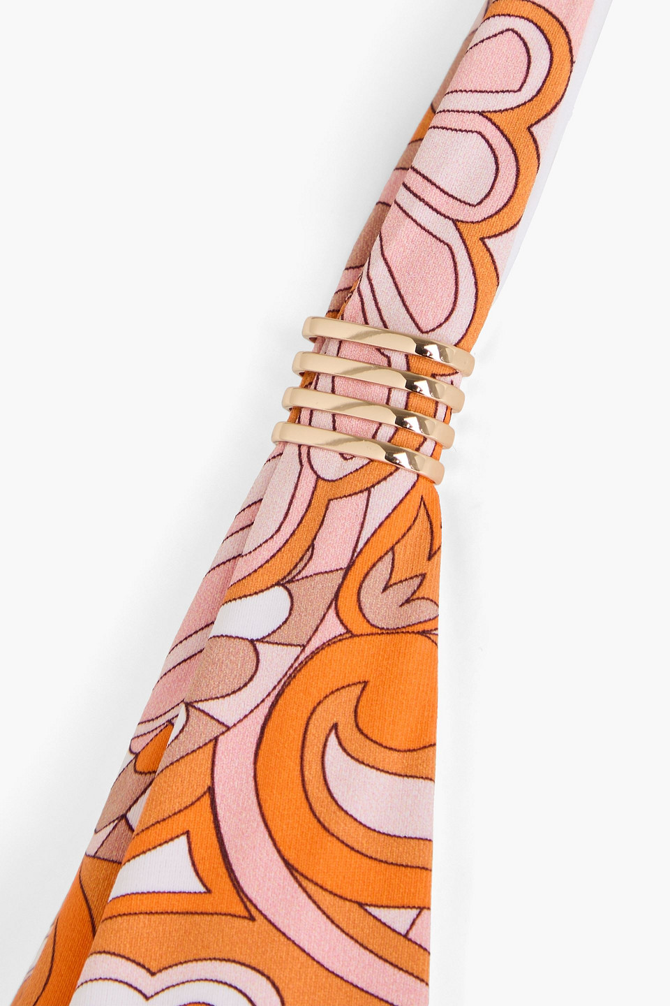 MELISSA ODABASH GRENADA PRINTED TRIANGLE BIKINI TOP