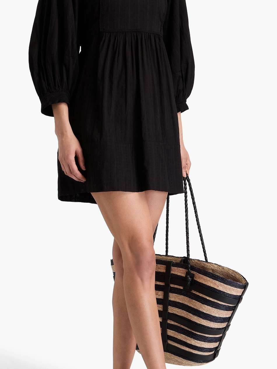 camilla embroidered cotton-mousseline mini dress