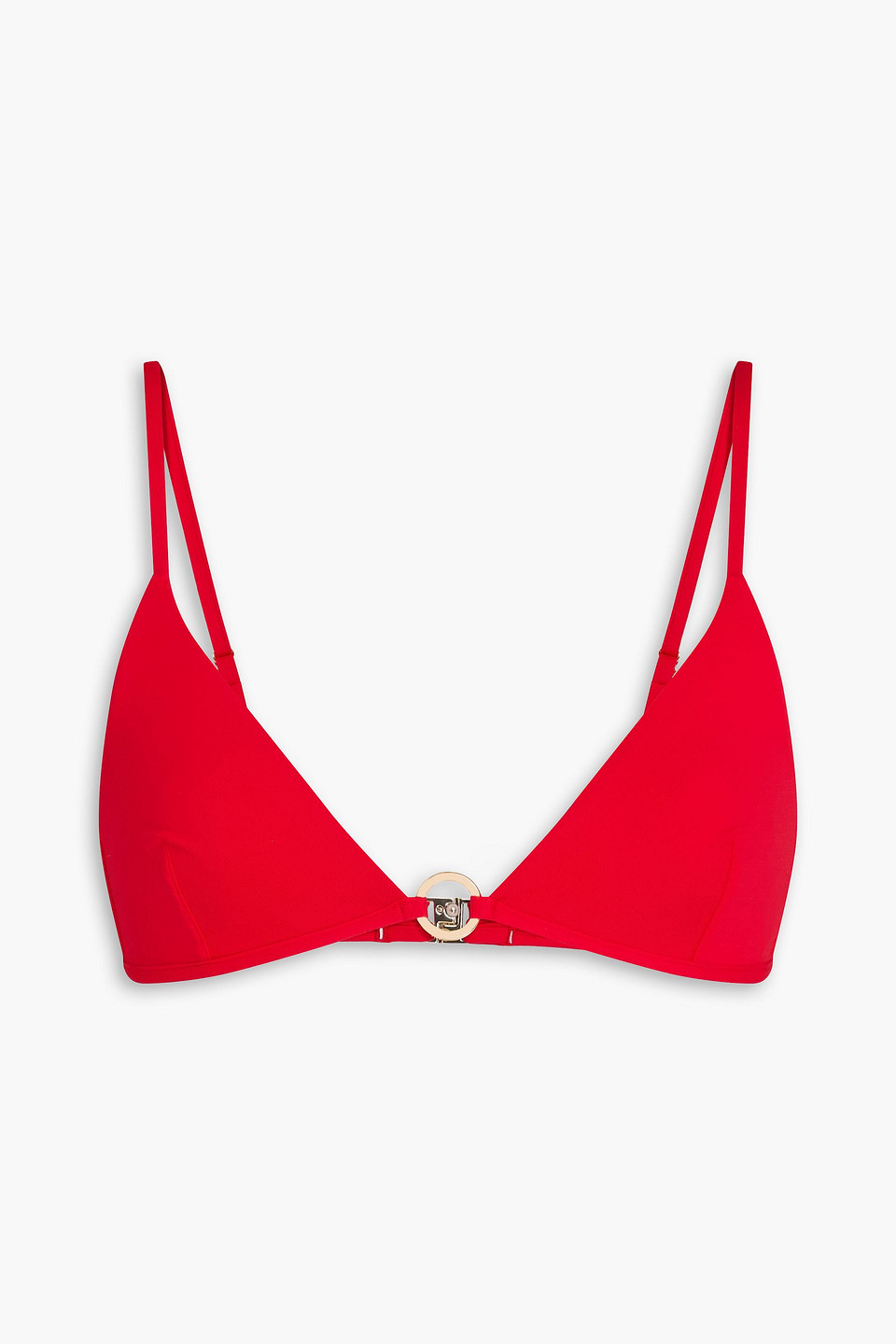 Melissa Odabash Greece Embellished Triangle Bikini Top