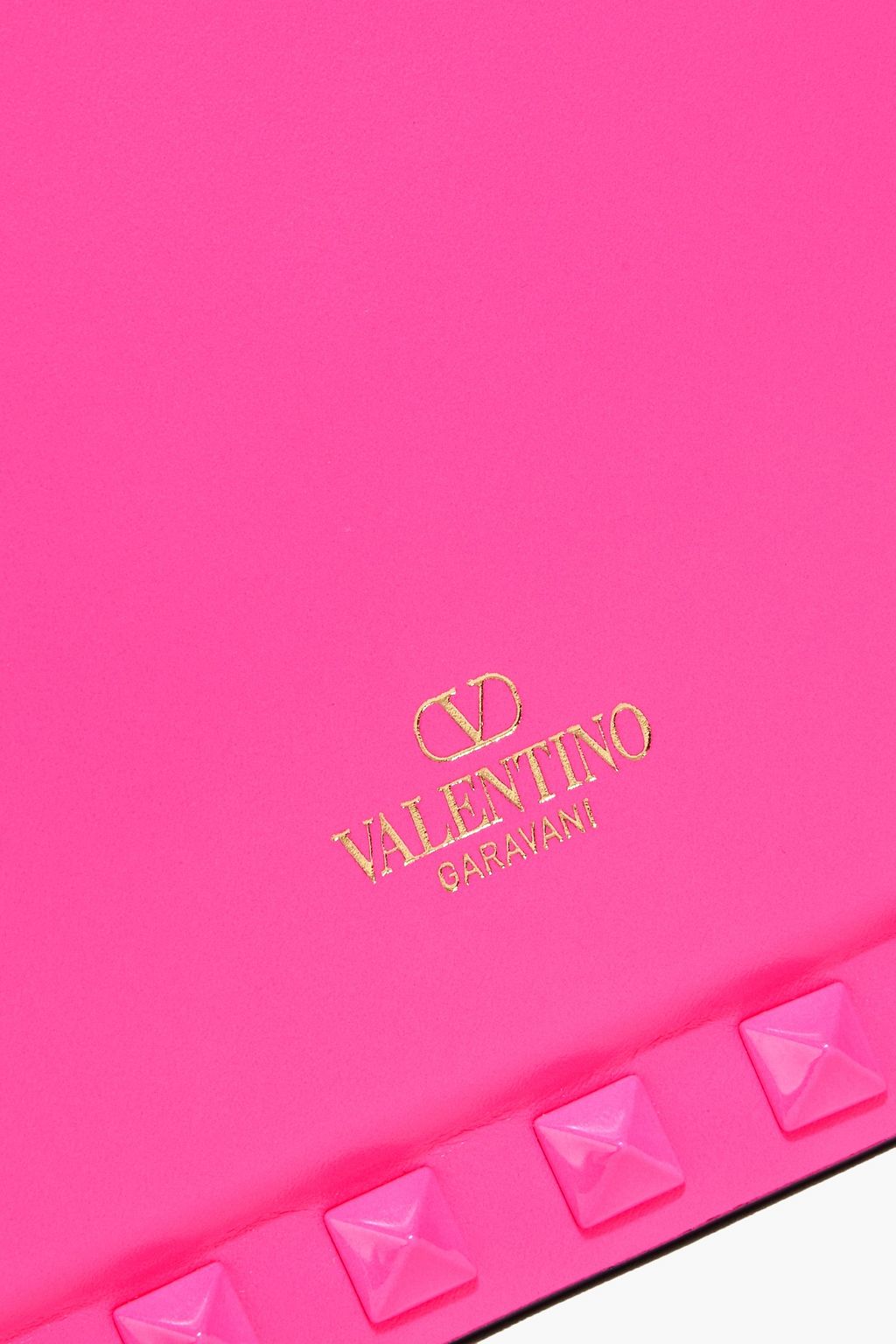 VALENTINO GARAVANI Rockstud leather clutch